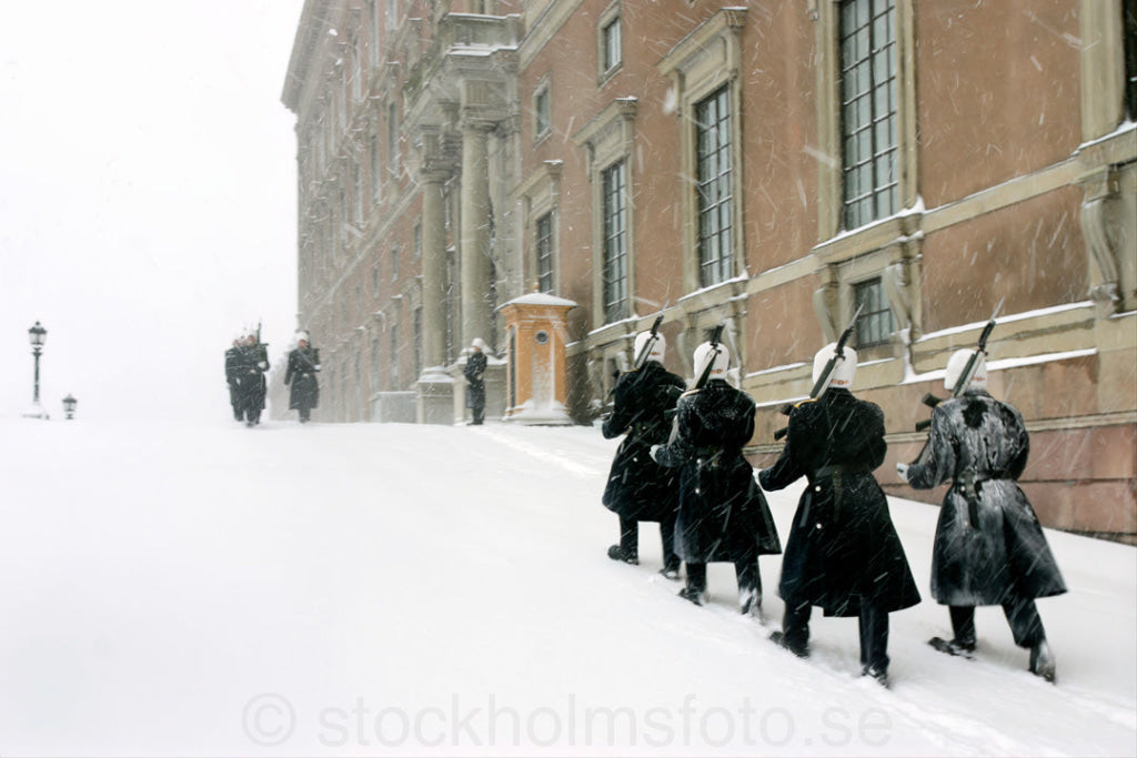 106732 - Vaktavlösning vid Stockholms slott