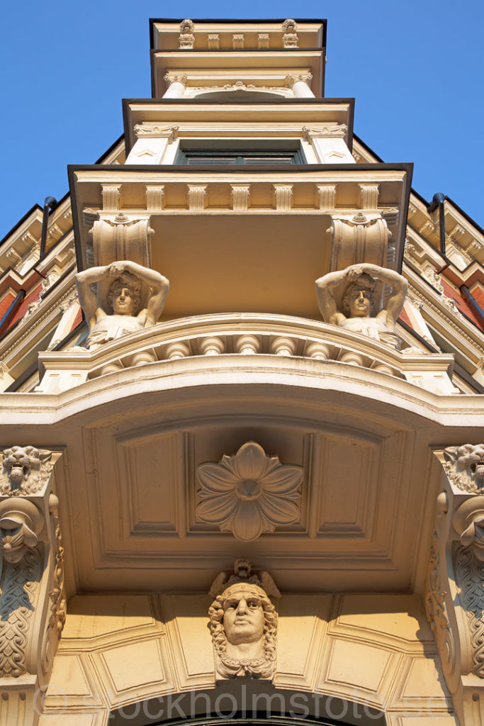 135234 - Balkong och burspråk på Östermalm