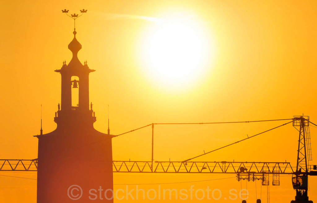 145059 - Stadshuset och byggkran