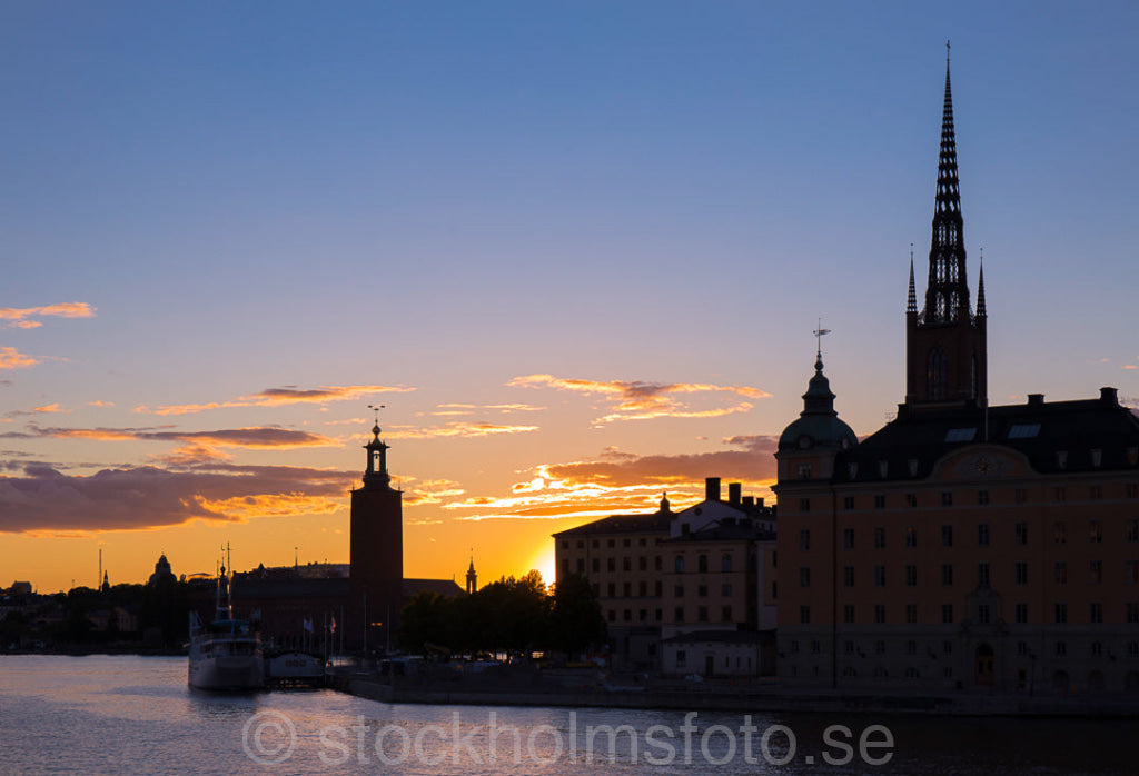 145553 - Solnedgång vid Riddarfjärden