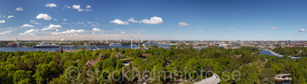 146263 - Sommarpanorama över Stockholm