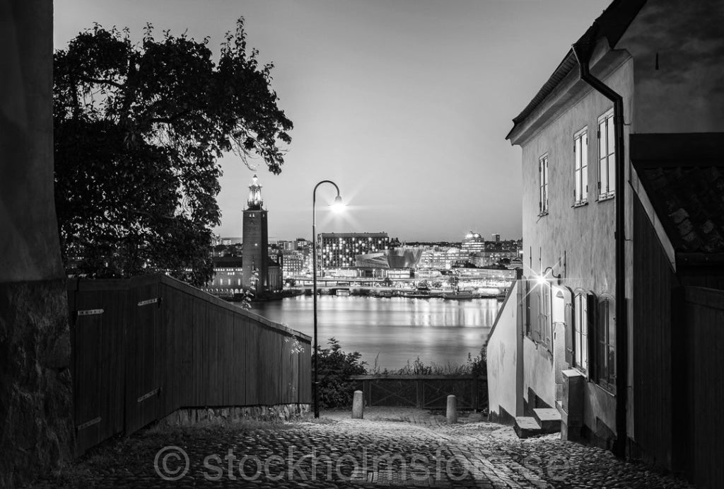 146320 - Skymning vid Blecktornsgränd