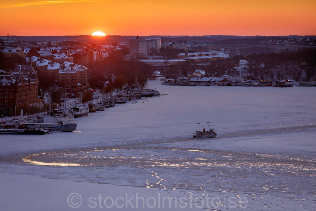 146410 - Solnedgång vid Riddarfjärden
