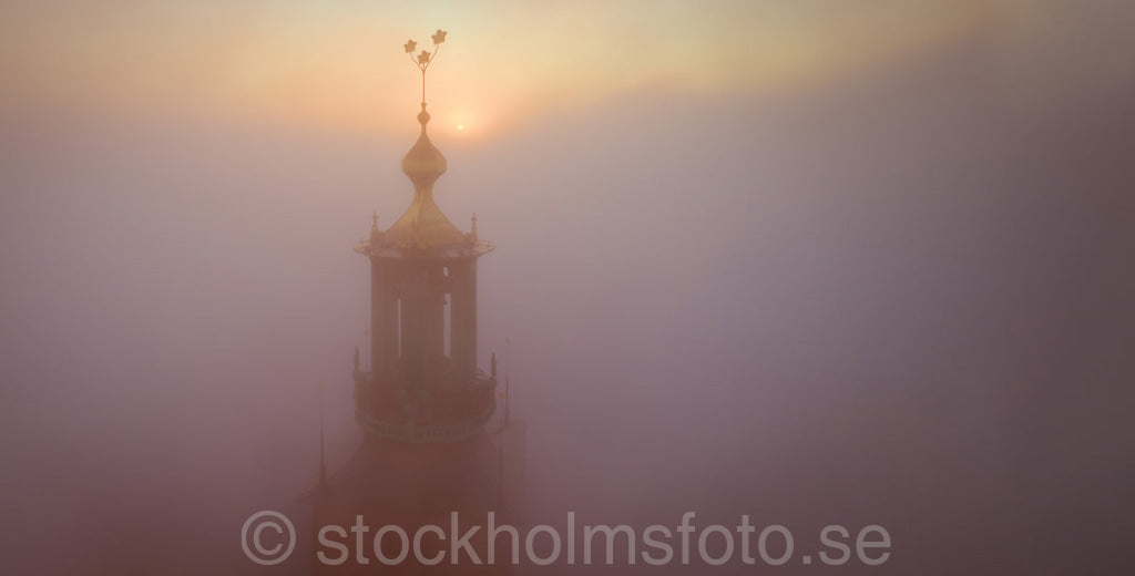 146522 - Stadshuset i dimma