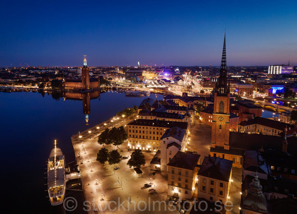 146771 - Riddarholmen på natten