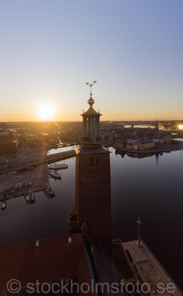 146994 - Stadshuset i gryningen