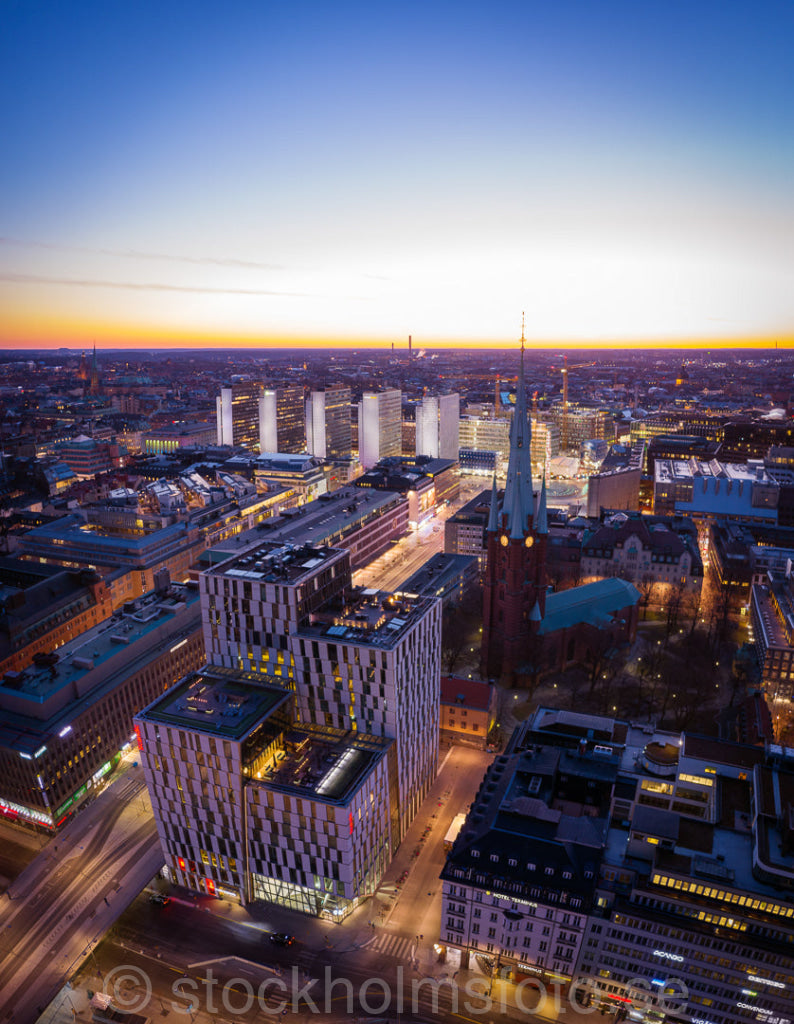 147006 - Stockholm city från ovan