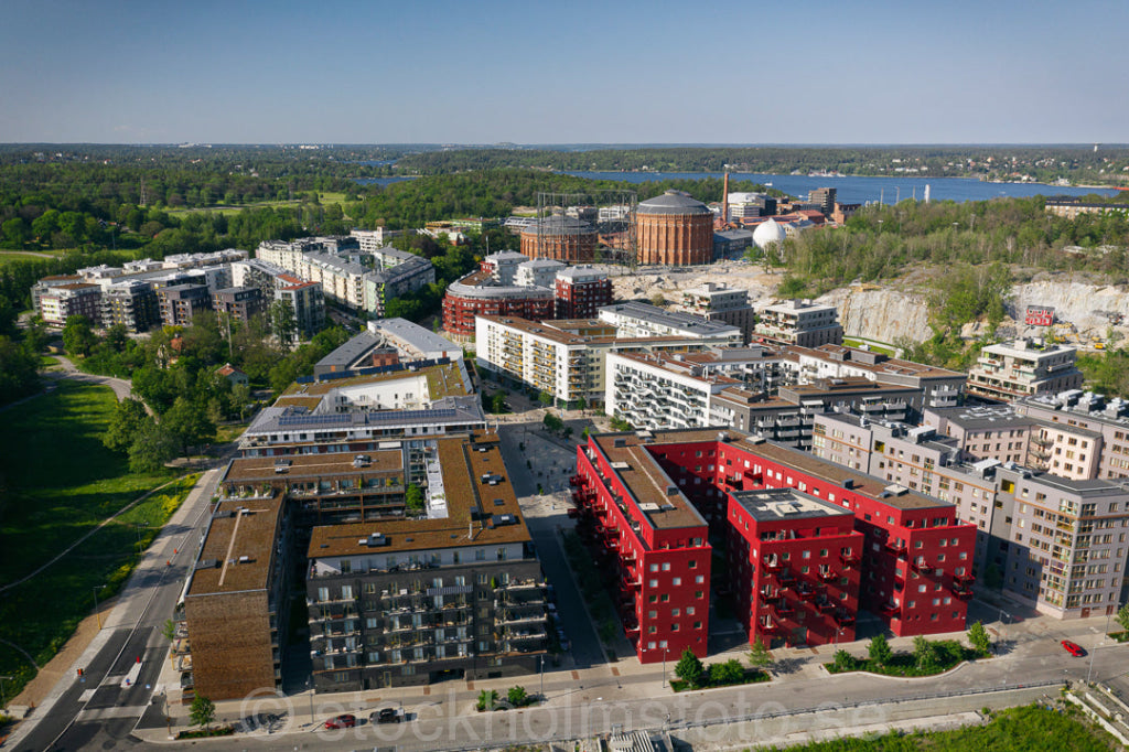 147055 - Norra Djurgårdsstan från ovan