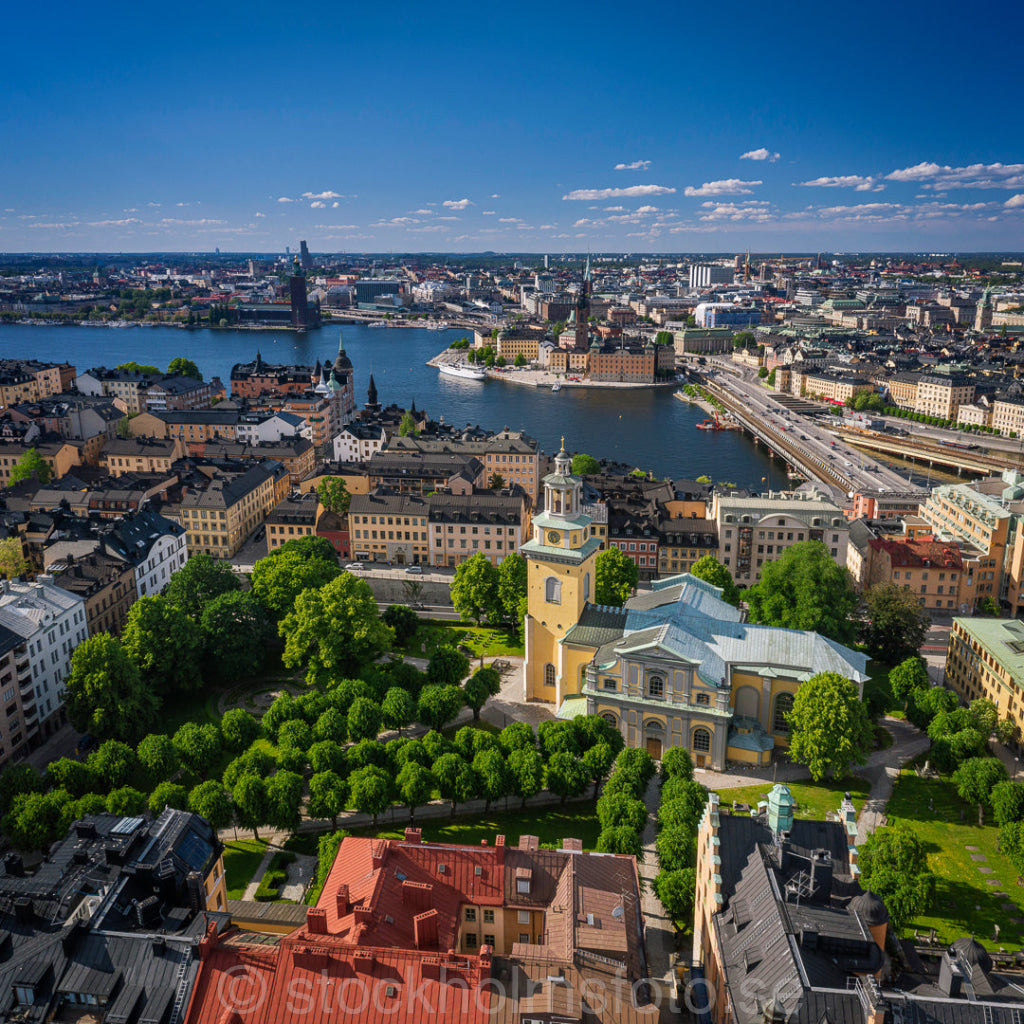 147075 - Maria kyrka från ovan