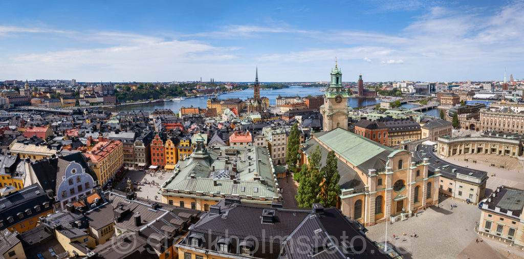 147084 - Panorama över Gamla stan