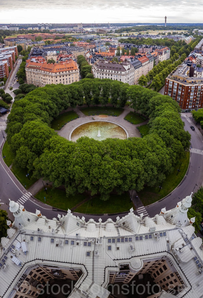 147104 - Karlaplan från ovan