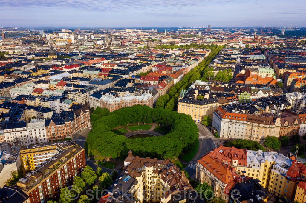 147138 - Karlaplan från ovan