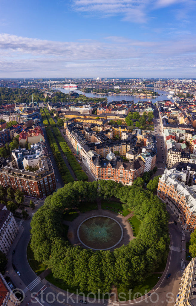 147139 - Karlaplan från ovan