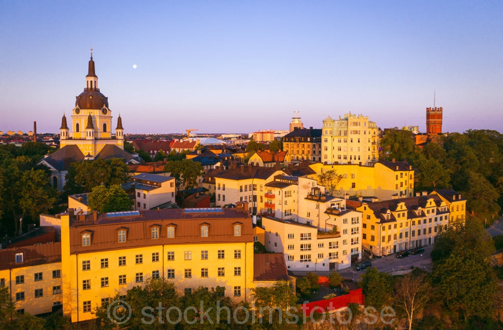 147163 - Katarina kyrka med omgivningar