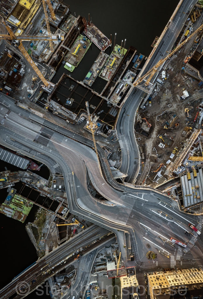 147164 - Slussen under ombyggnad