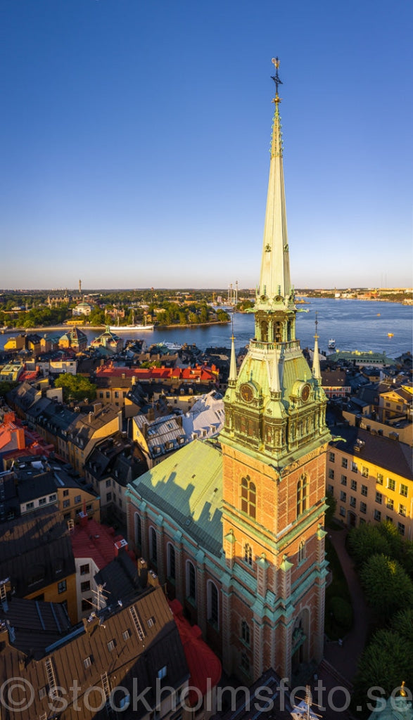 147177 - Kväll vid Tyska kyrkan