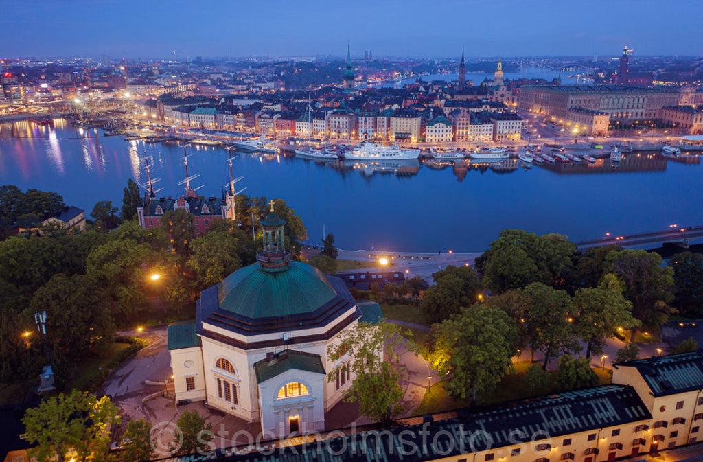 147206 - Skeppsholmen i blå timmen