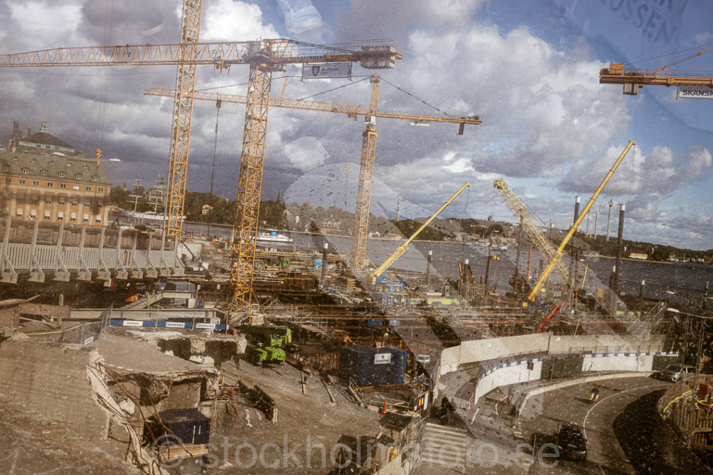 147207 - Slussen under ombyggnad