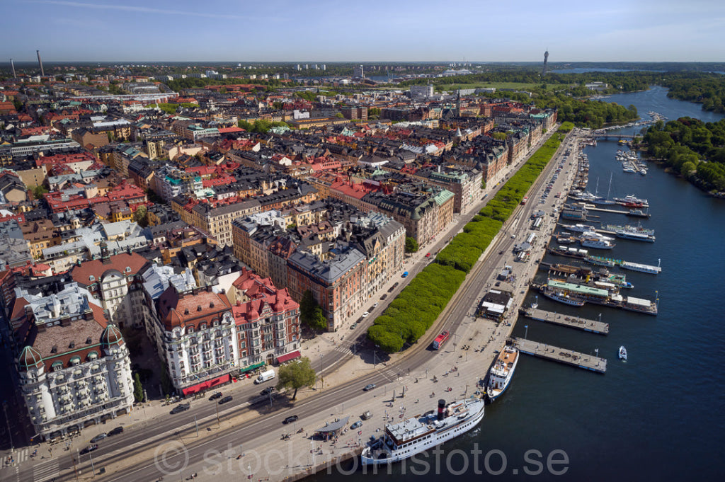 147317 - Strandvägen från ovan