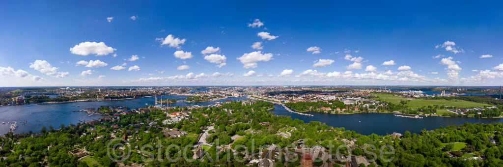 147420 - Djurgården från ovan