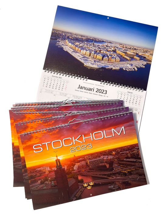 Kalender med bilder från Stockholm