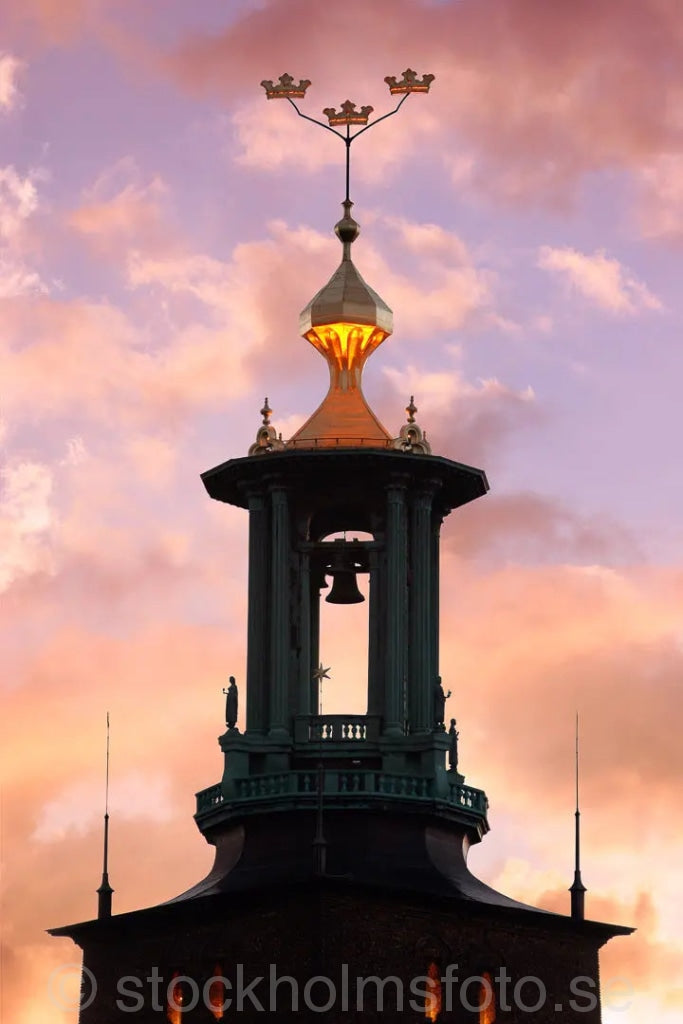 101118 - Stockholms Stadshus i solnedgång