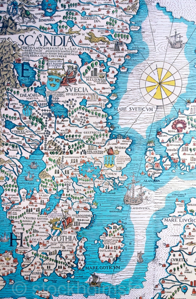 101651 - Sverigekarta från 1524