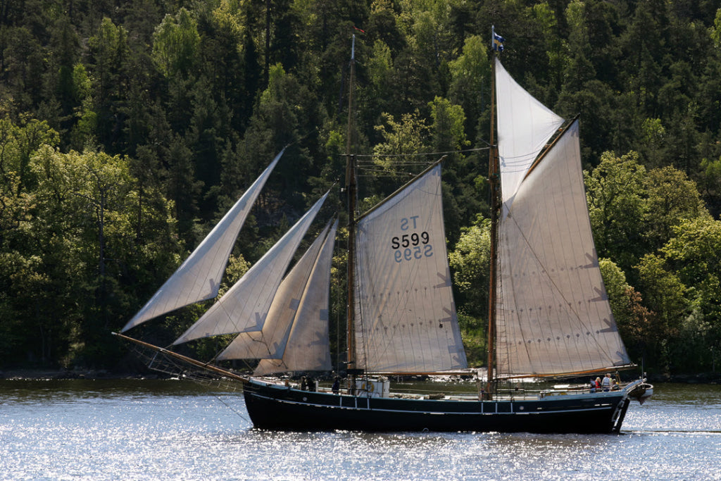 104553 - Segelskuta på Saltsjön