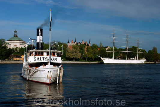 106187 - Ångbåten Saltsjön på Strömmen