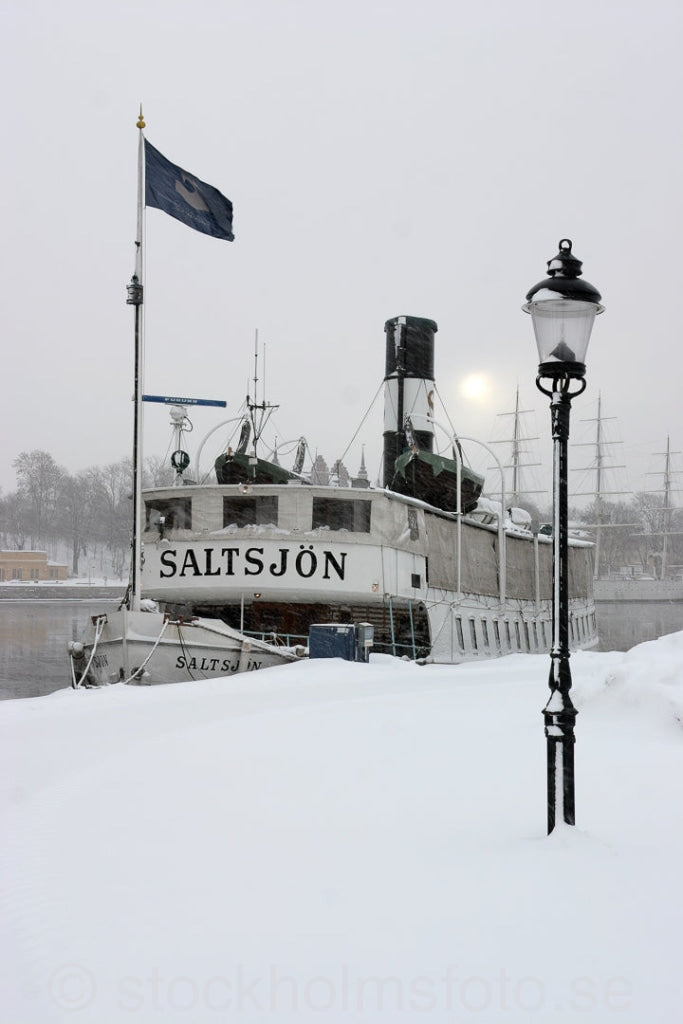 108116 - Ångbåten Saltsjön vid Strömmen