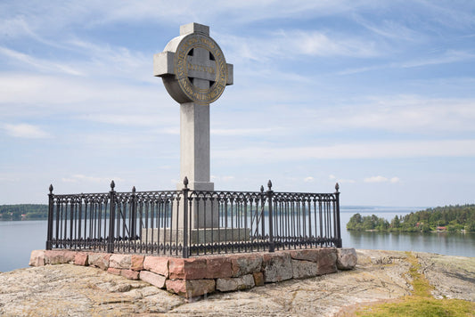 116064 - Ansgarsmonumentet på Birka