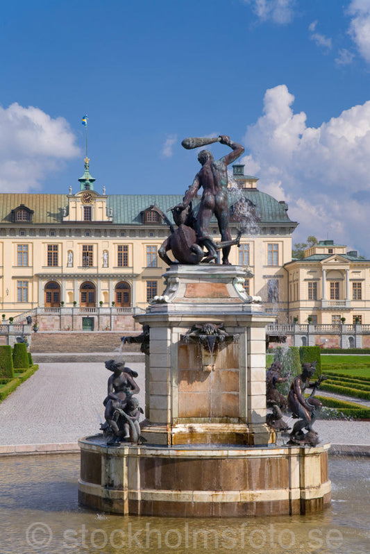 118542 - Fontän vid Drottningholms slott