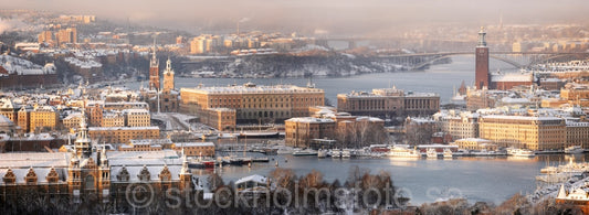 121506 - Vintervy över Stockholm