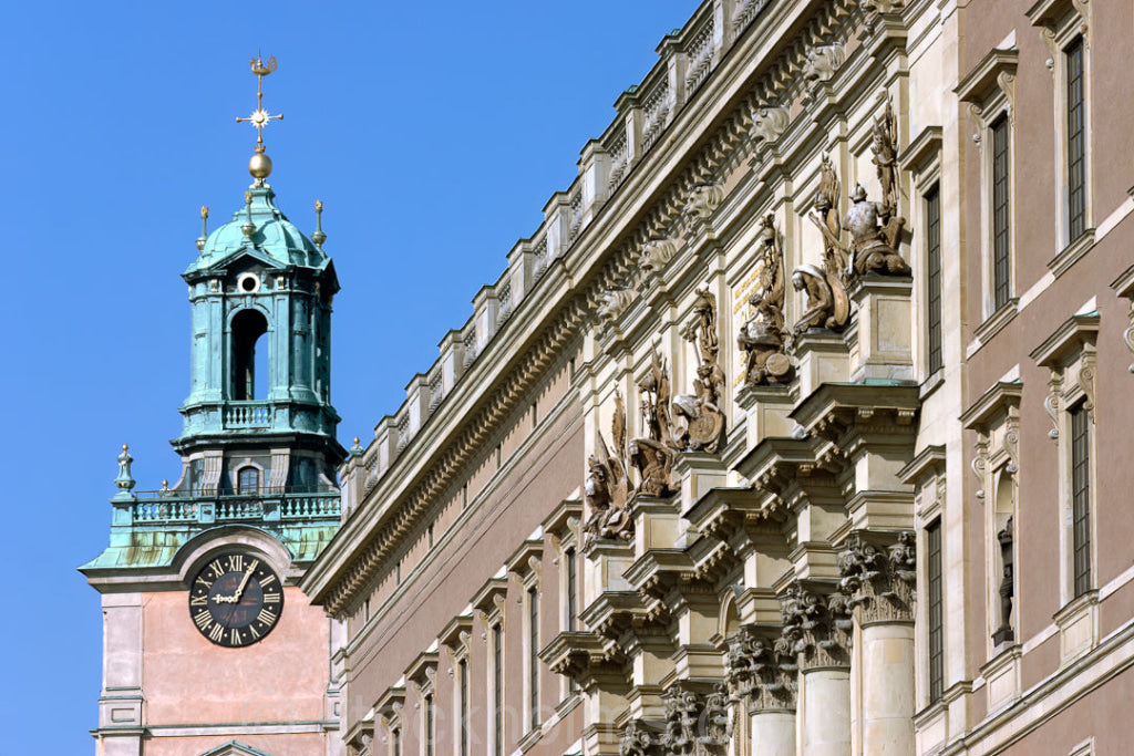 121935 - Stockholms slott och Storkyrkan