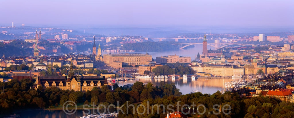 121969 - Panoramavy över Stockholm