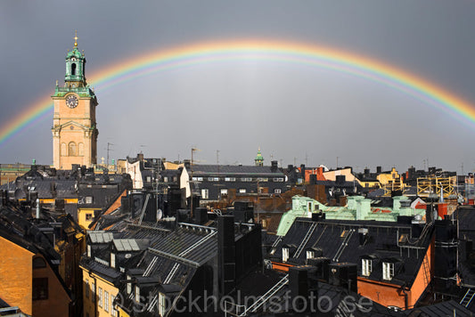 122852 - Regnbåge över Gamla stan