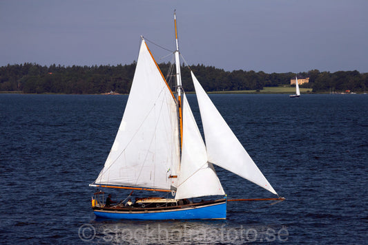 125526 - Segelbåt på Trälhavet