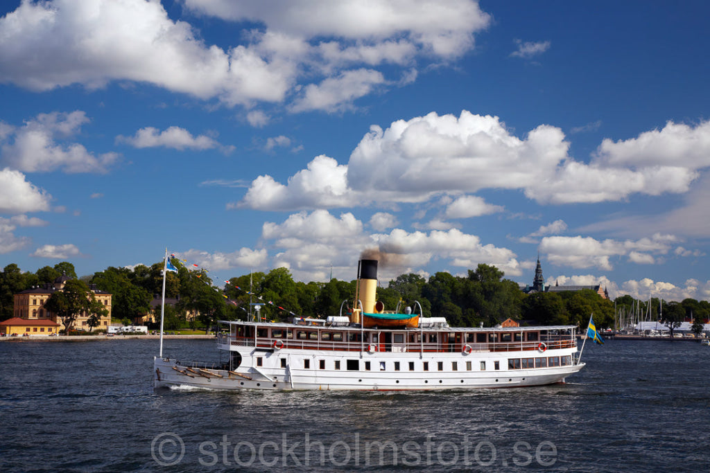 129435 - Ångbåten Blidösund på Strömmen