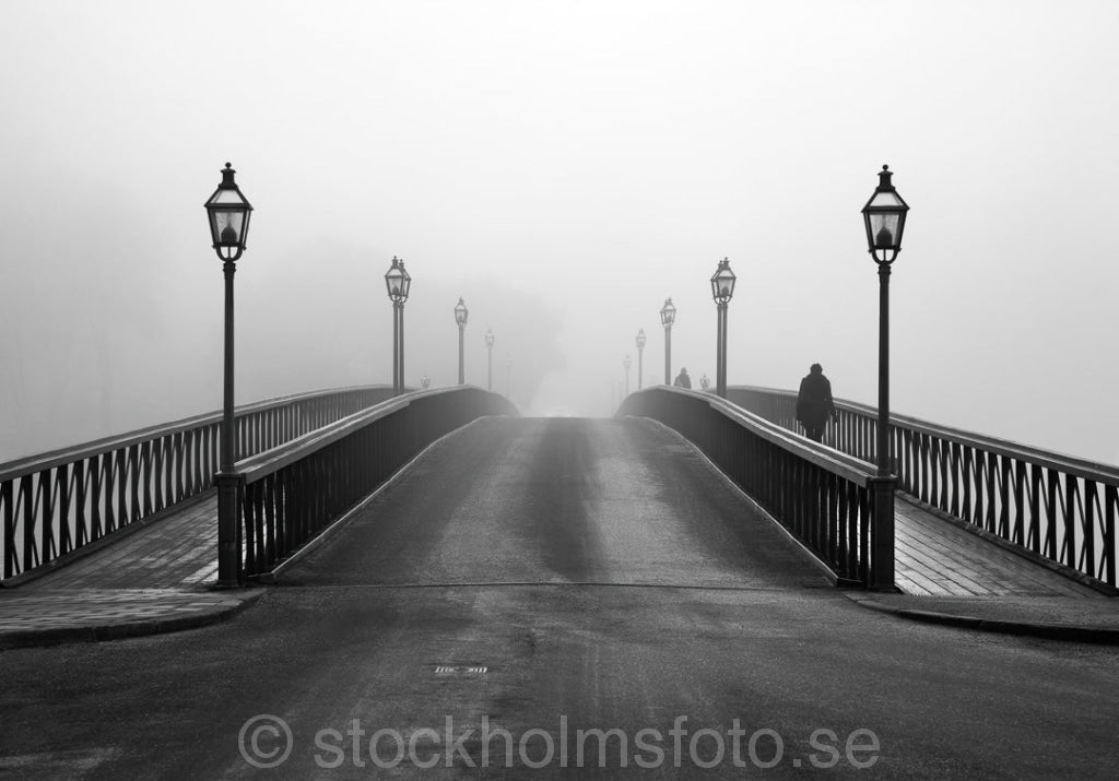 136172 - Skeppsholmsbron i dimma