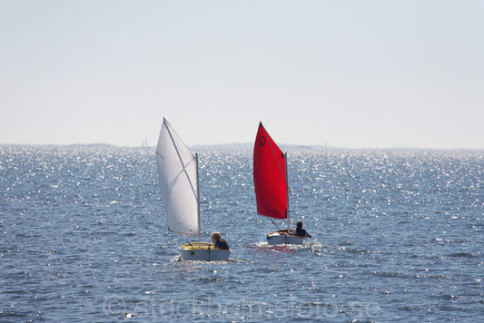 136232 - Segelbåtar till havs