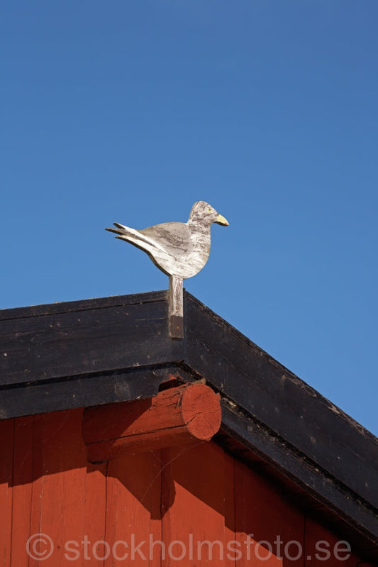 136235 - Taknock med träfågel