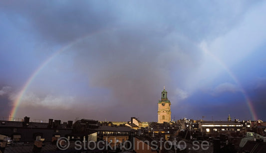 137497 - Regnbåge över Gamla stan