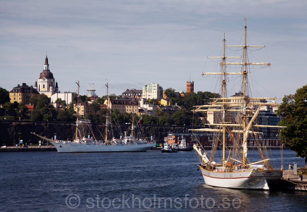 138215 - Segelfartyg vid Stockholms inlopp