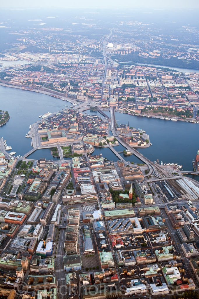 144970 - Stockholms innerstad från ovan