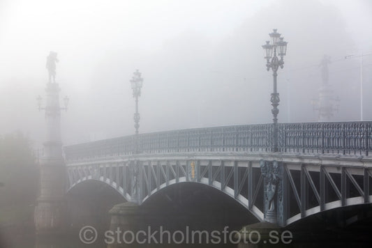 145015 - Djurgårdsbron i dimma