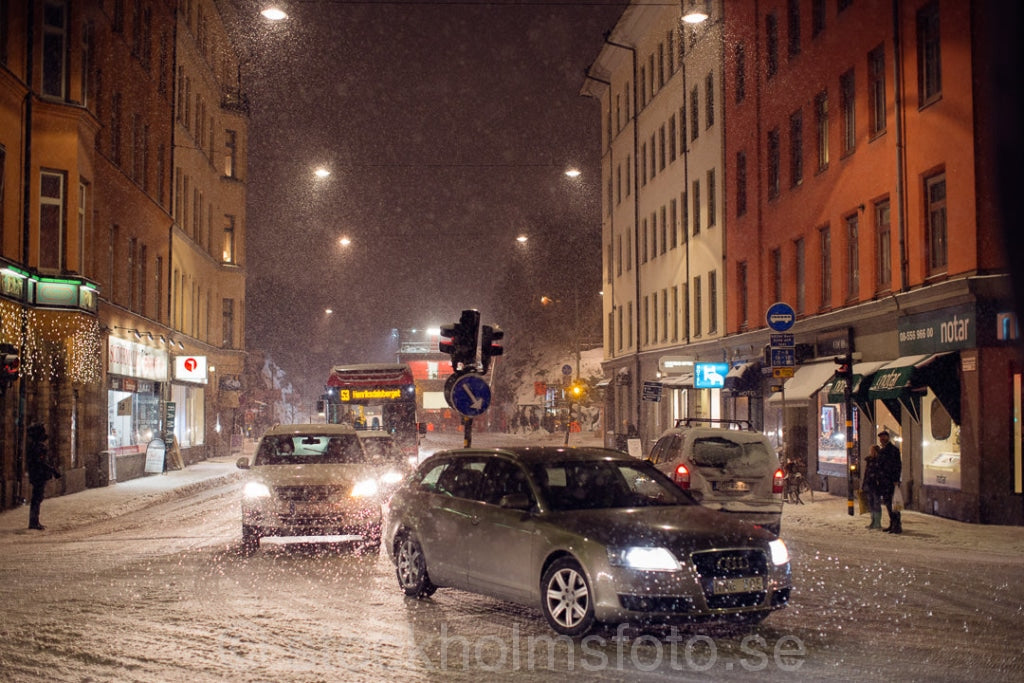 145455 - Trafik vid snöfall