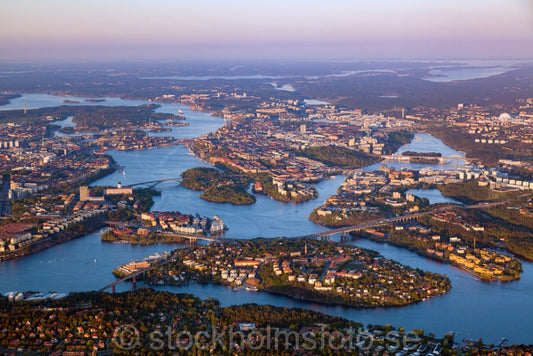 145756 - Stockholm från ovan