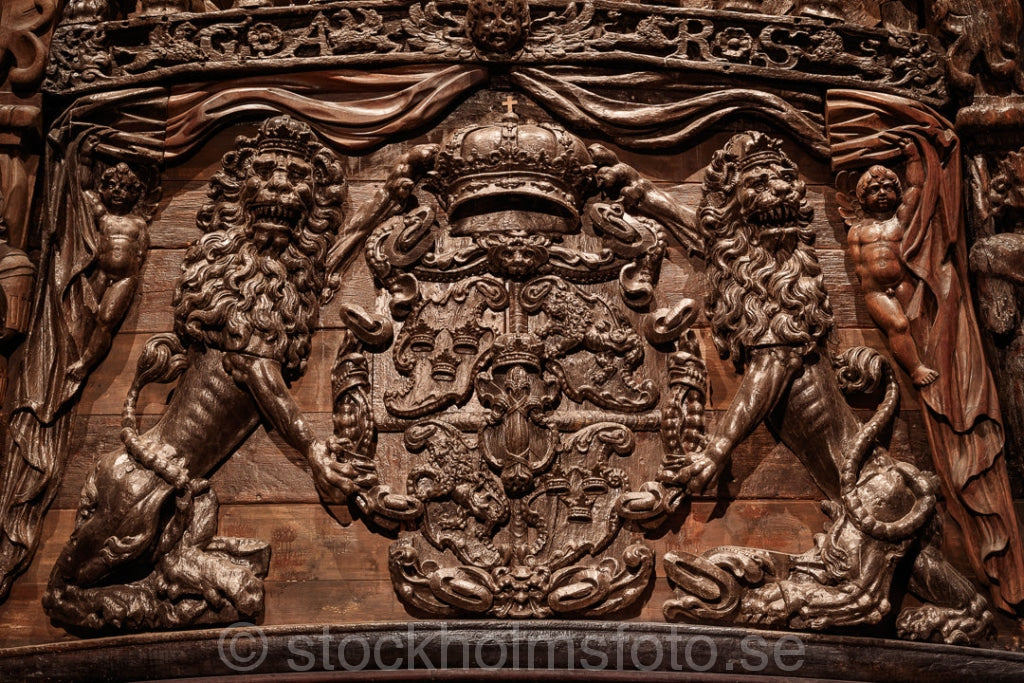 146650 - Riksvapnet på Vasas akterspegel