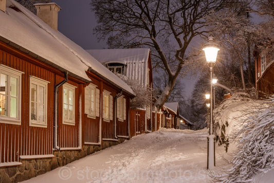 146887 - Vinterkväll på Lotsgatan