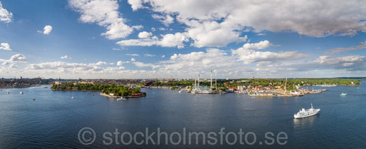 146927 - Panorama över Stockholm inlopp
